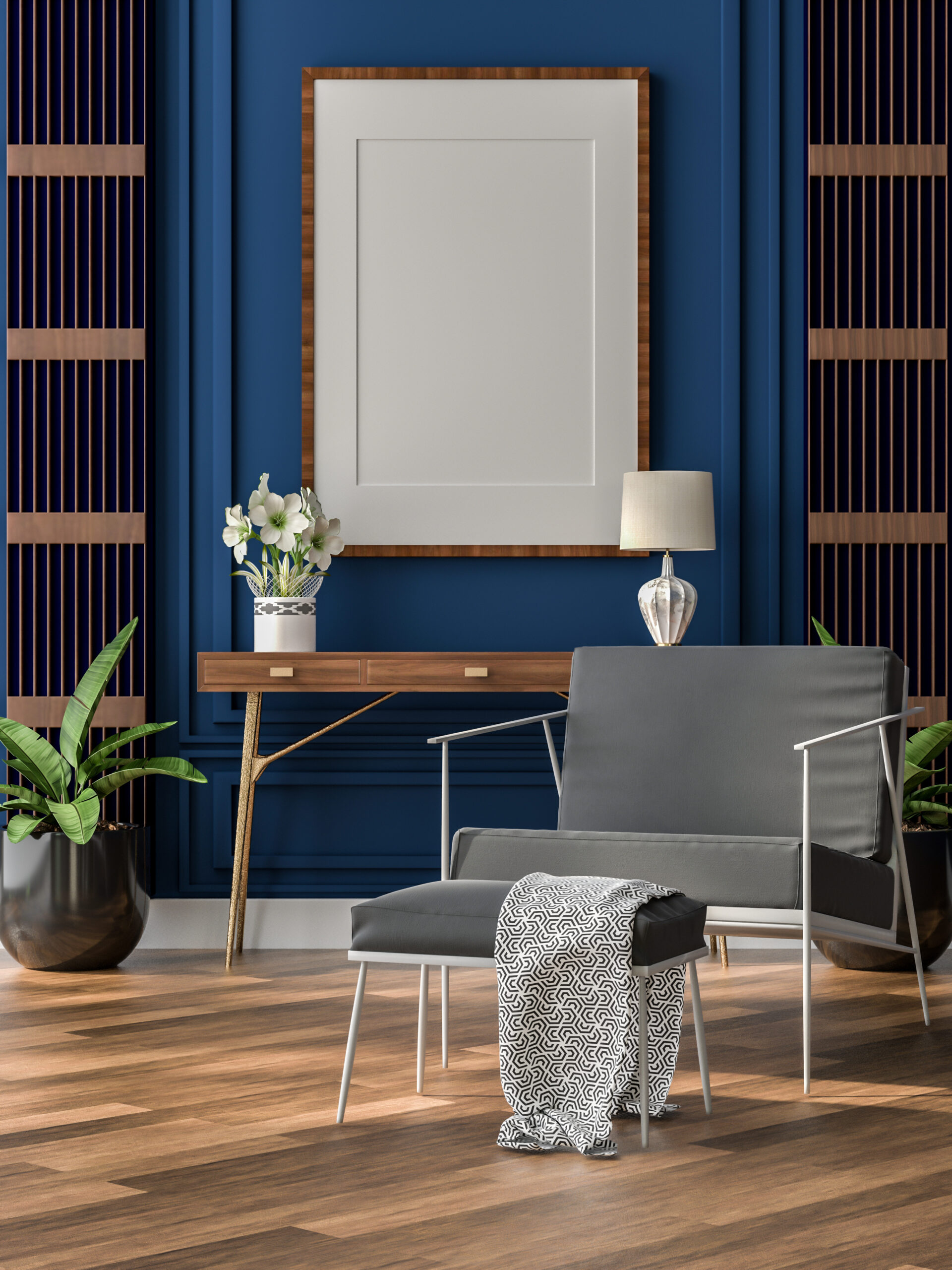 Clean, staged home interior ready for sale